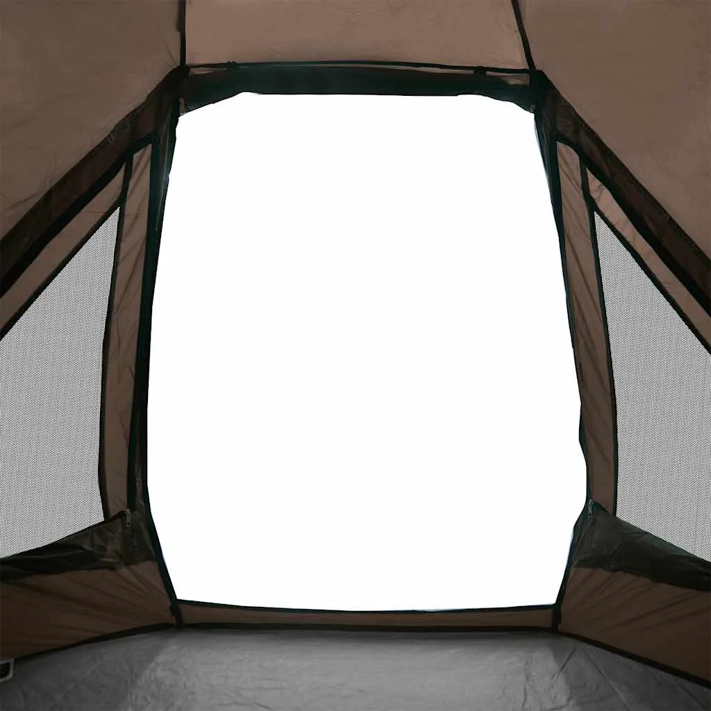 Angelzelt Campingzelt 210x170x125 cm Braun wasserdicht UV-Schutz
