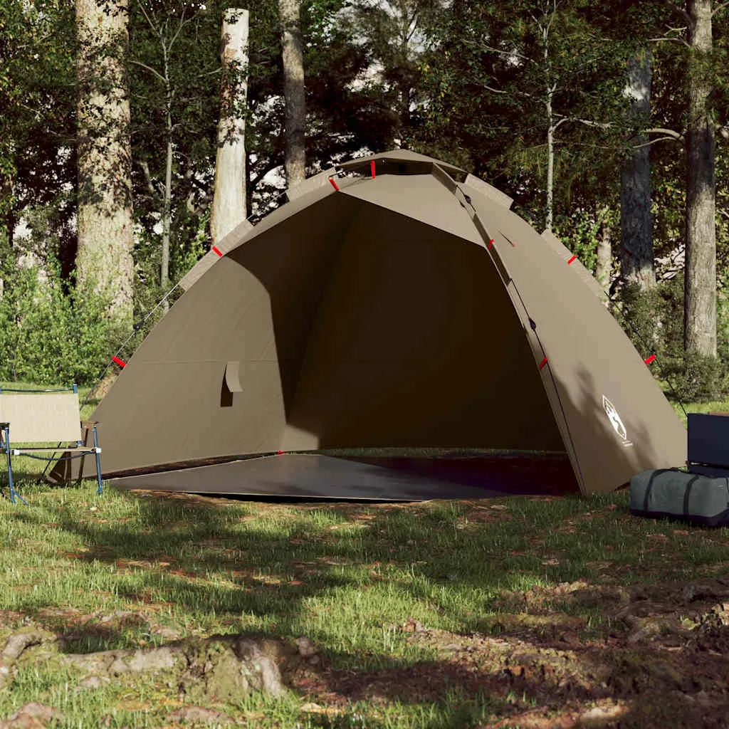 Angelzelt Campingzelt Braun 260 x 246 x 180 cm wasserdicht