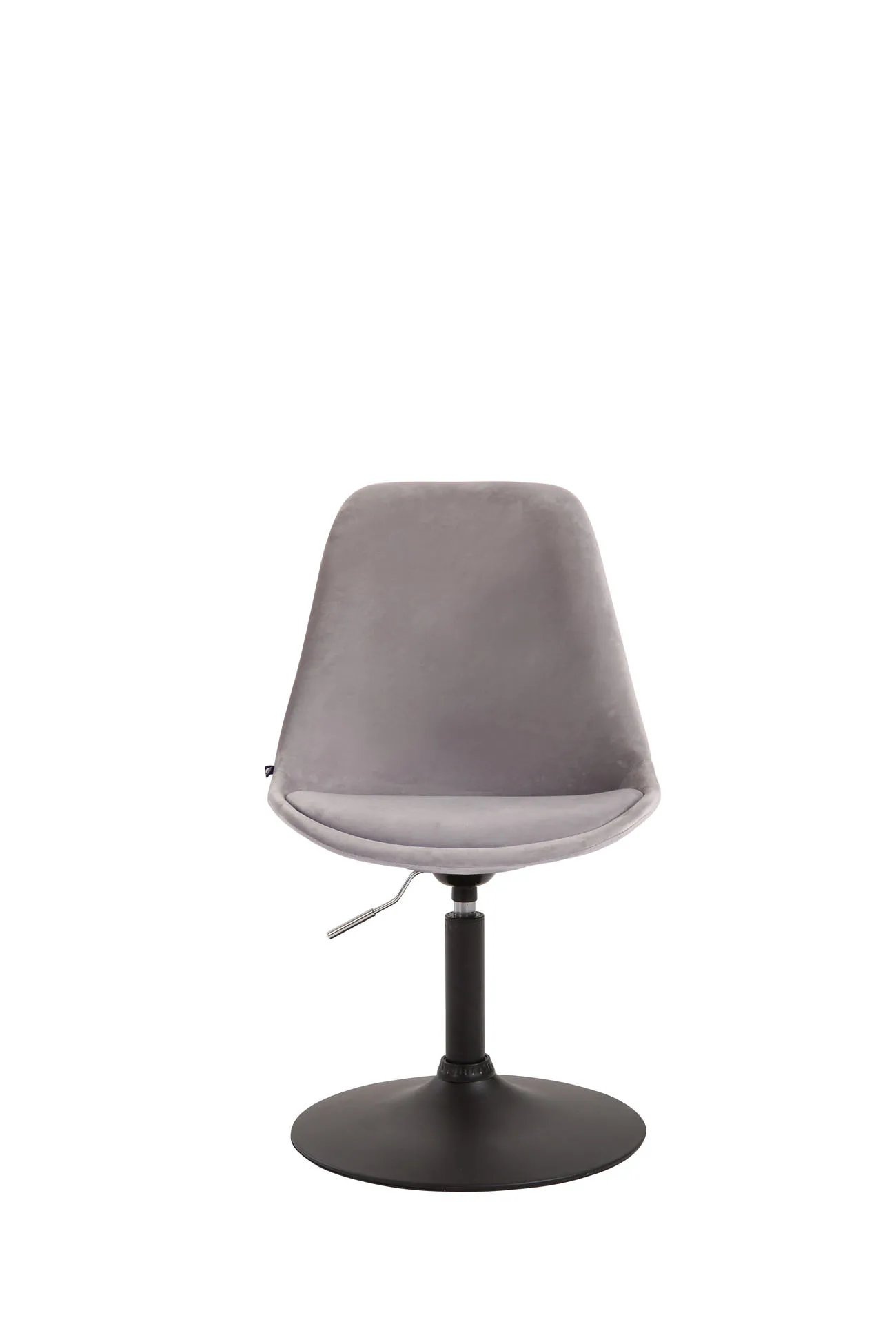 Esszimmerstuhl Maverick Samt 76-81x48x57 cm grau