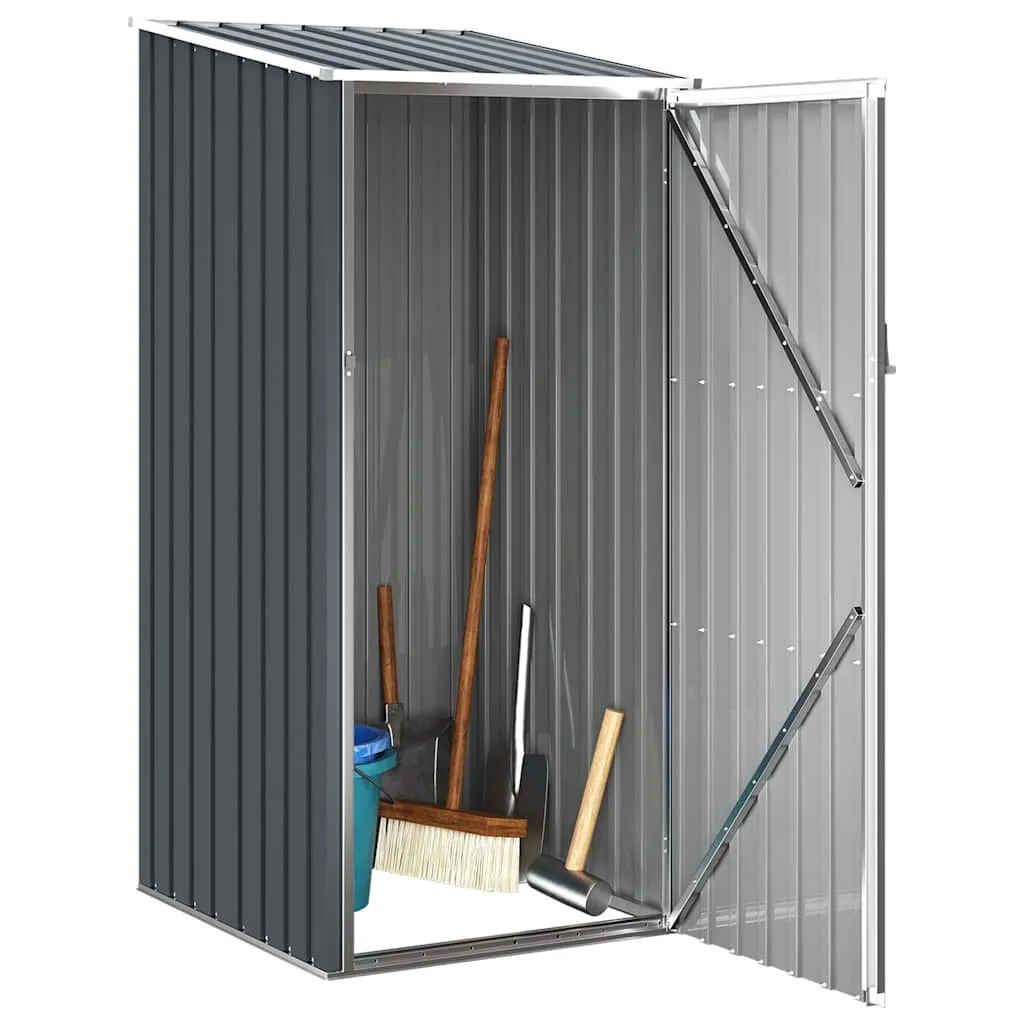 Gerätehaus Anthrazit 87x98x159 cm Verzinkter Stahl