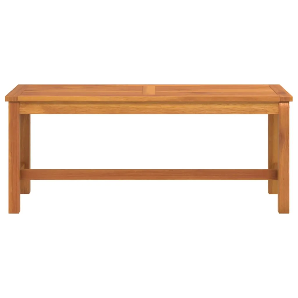 Gartenbank 110x35x45 cm Massivholz Akazie