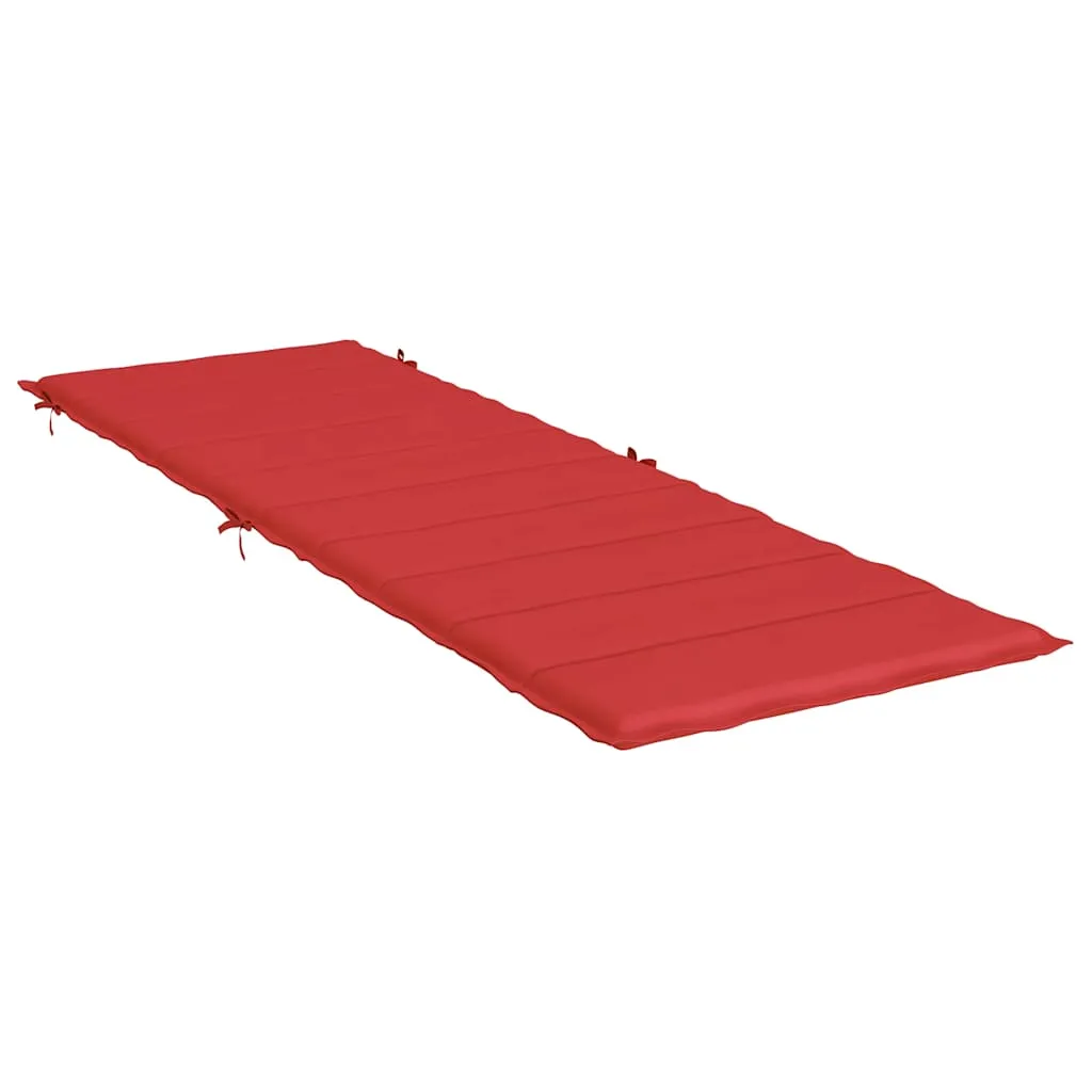 Liegenauflage Oxford-Gewebe 186x58x4 cm Rot