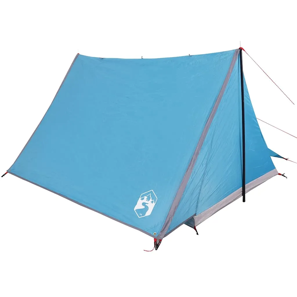 Campingzelt Blau 214 x 125/161 x 120 cm Wasserdicht für 2 Personen