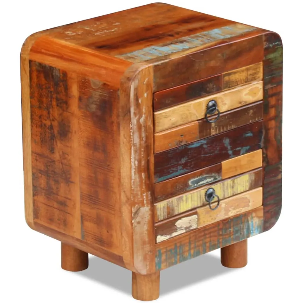 Antik-Stil Nachttisch aus Massivholz 43 x 33 x 51 cm