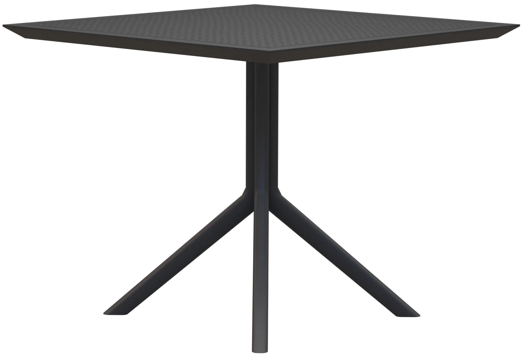 Tisch Sky 80 x 80 cm schwarz