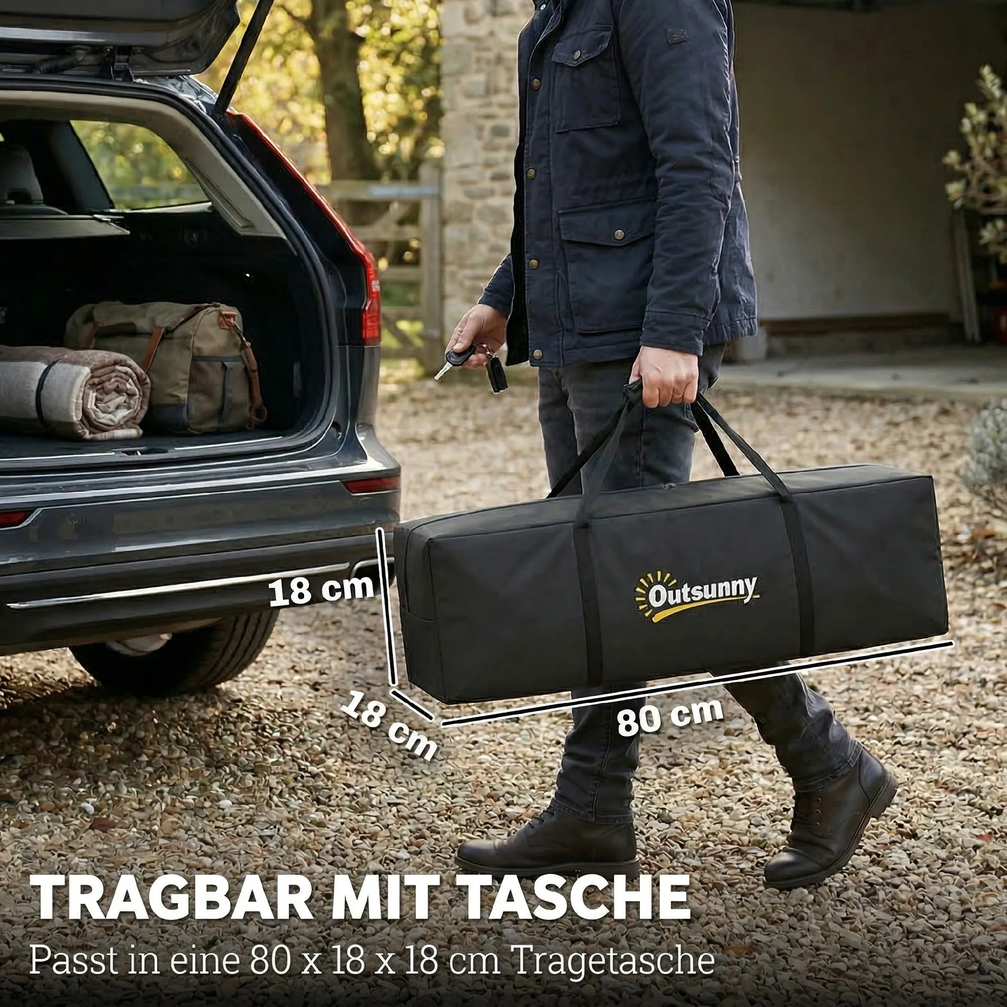 Kuppelzelt 2 Personen 210x210x150 cm Dunkelgrau-Rot