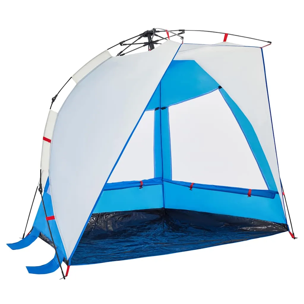 Strandzelt Azurblau 200 x 128 x 146 cm für 2 Personen
