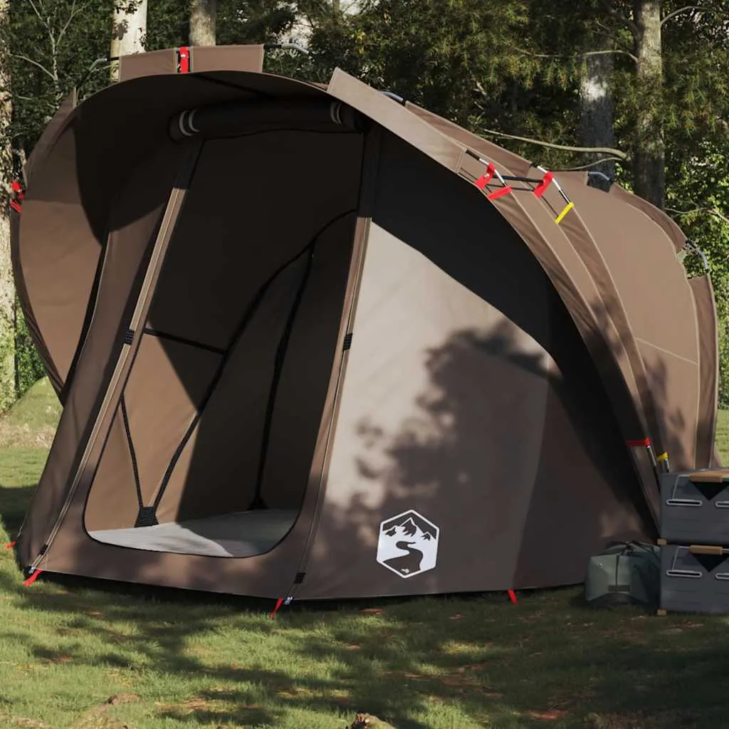 Angelzelt Campingzelt 260x276x179 cm Braun wasserdicht