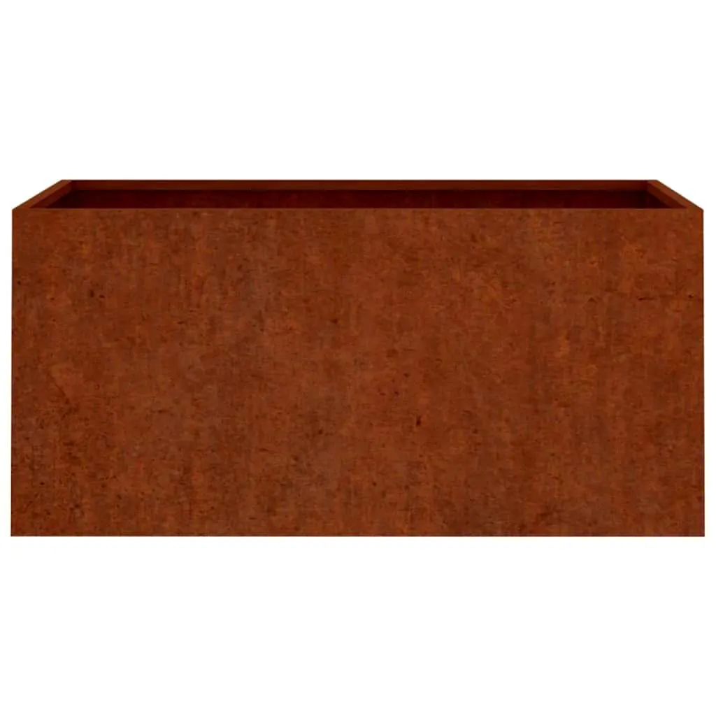 Pflanzkübel 62x40x39 cm Cortenstahl