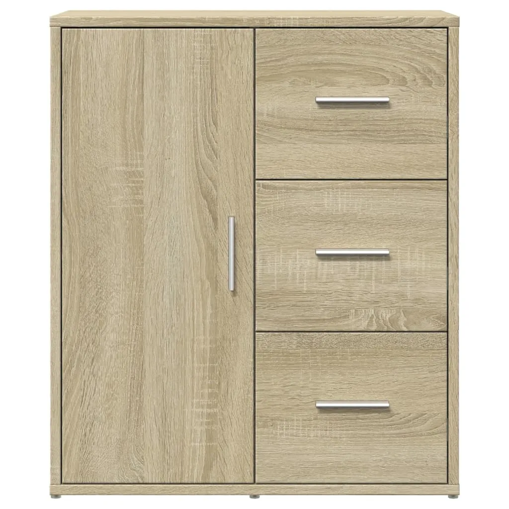 Robustes Sideboard 60 x 31 x 70 cm in Sonoma-Eiche