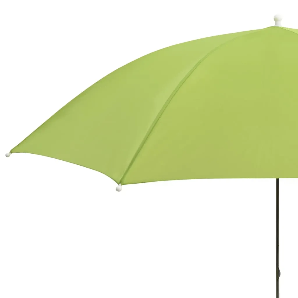 Grüner Sonnenschirm für Campingstühle 105 cm Durchmesser, 90 cm Höhe