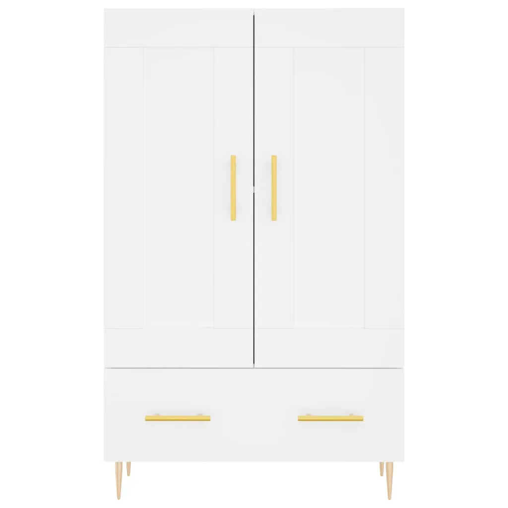 Highboard Weiß 69,5x31x115 cm Holzwerkstoff