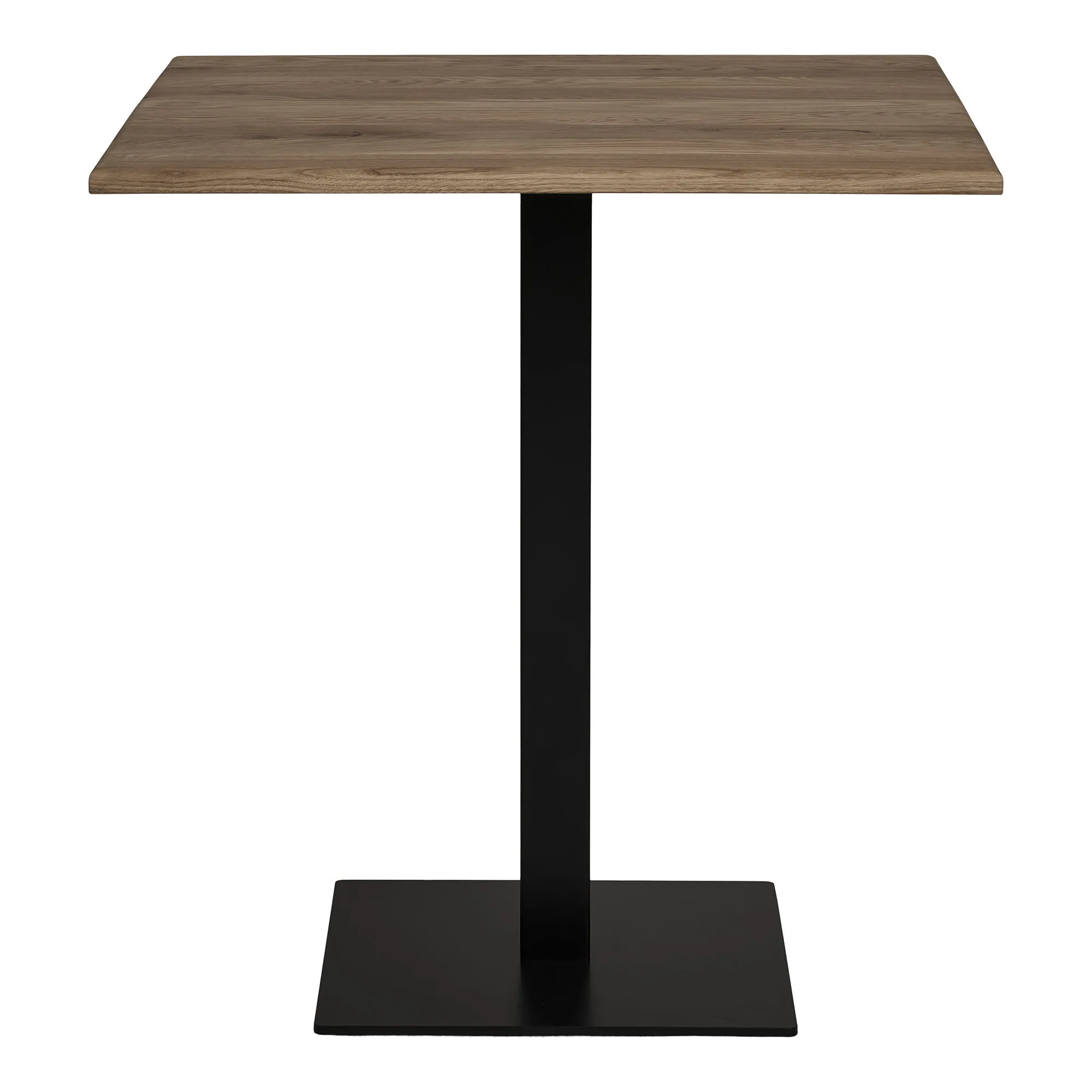 tinkaro Lignano Cafétisch 70 x 70 x 75 cm Geräucherte Eiche Schwarz