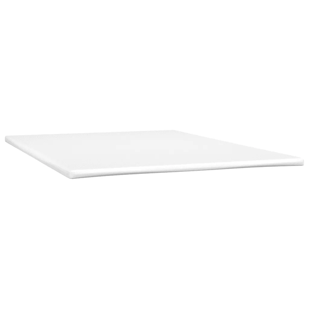 Boxspringbett mit Matratze, LED-Leiste, Hellgrau, 140x200 cm