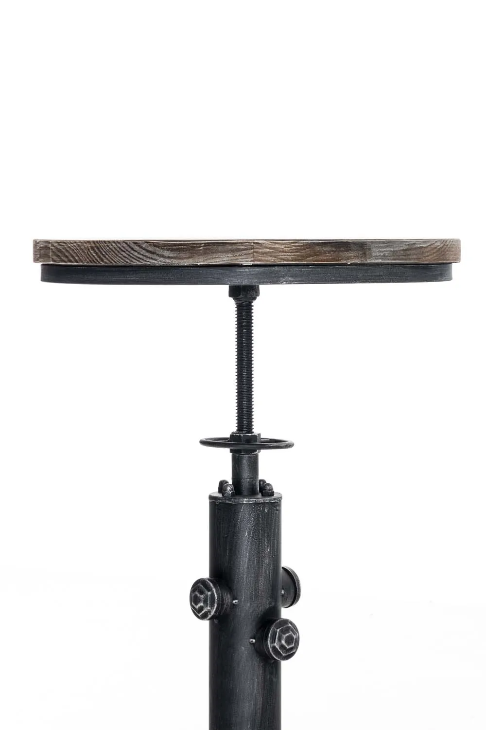 Stehtisch Lumos 79-100x39x39 cm Antik Silber
