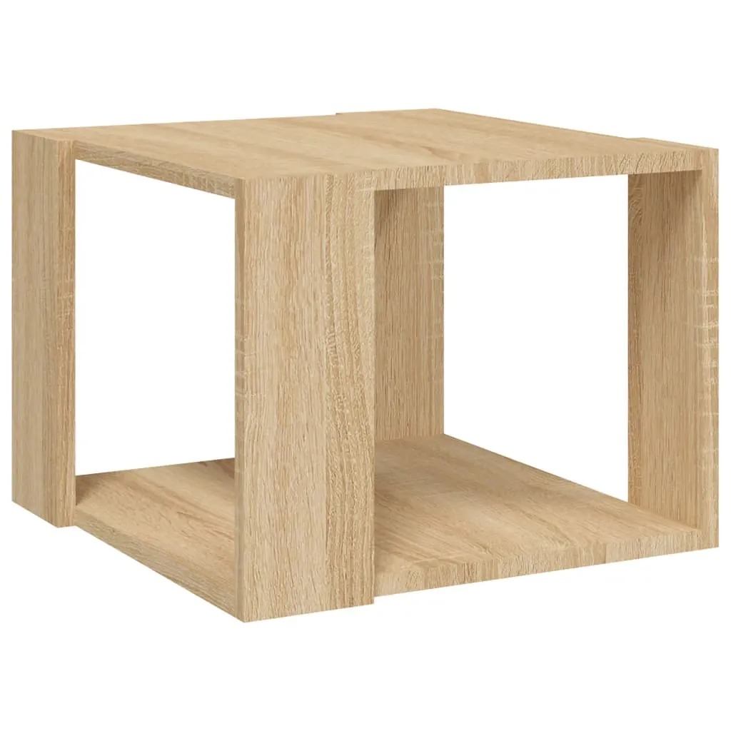 Moderner Couchtisch 40x40x30 cm in Sonoma-Eiche