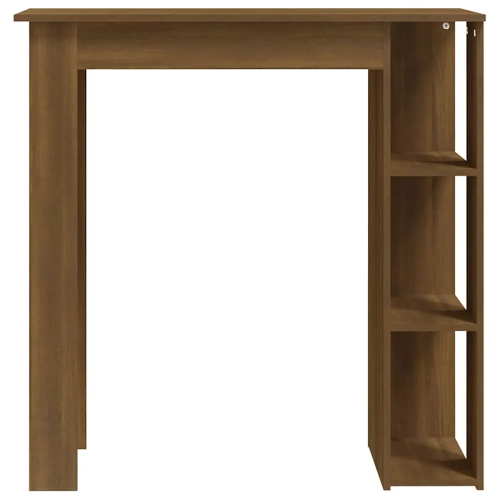 Moderner Stehtisch in Brauner Eichen-Optik 102 x 50 x 103,5 cm