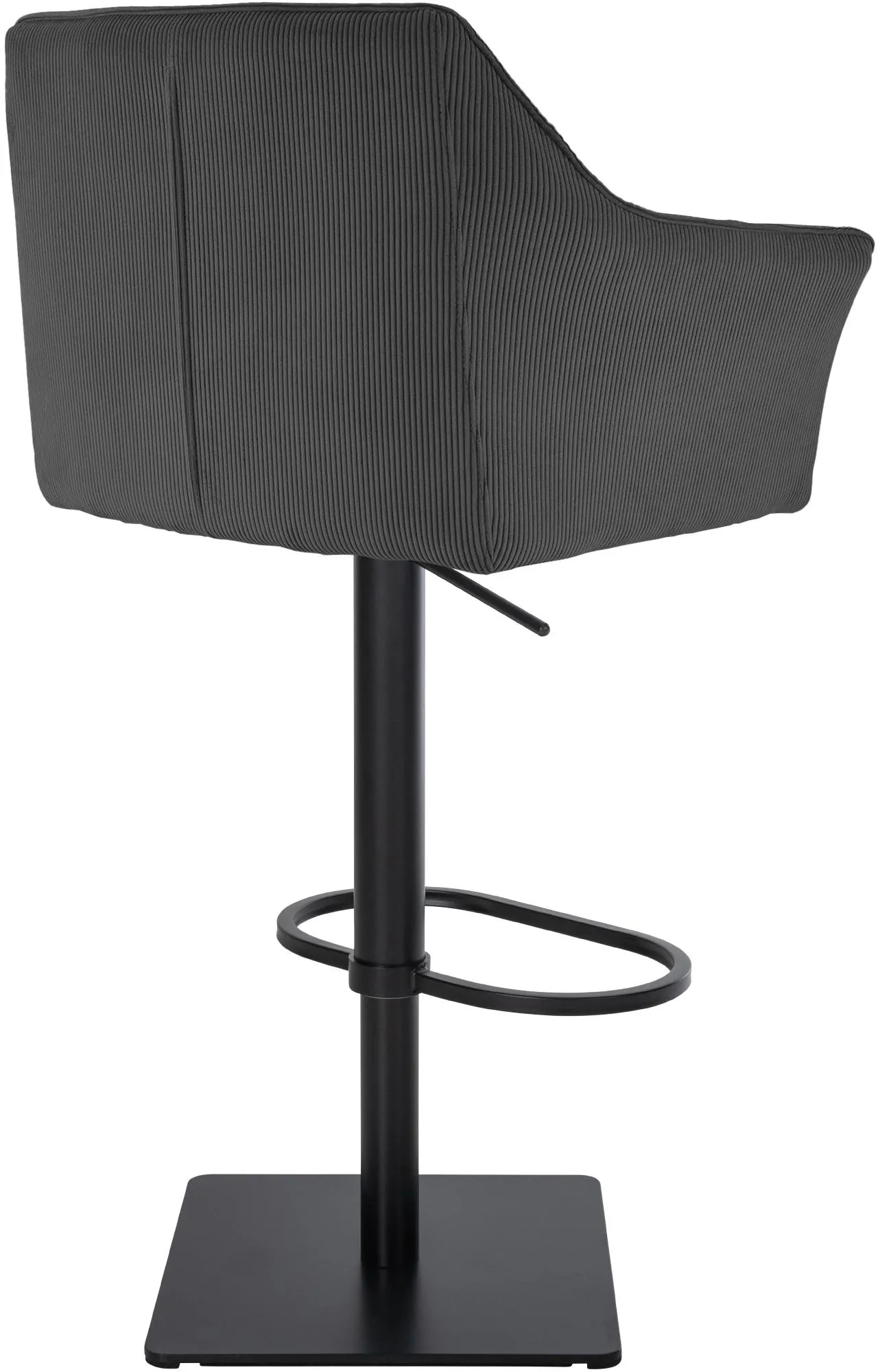 Barhocker Damaso 88x64x45 cm dunkelgrau