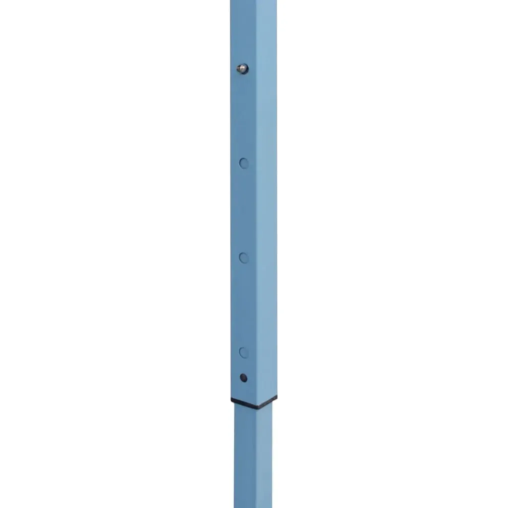 Faltbares Partyzelt 291x870x315 cm Weiß mit pulverbeschichtetem Stahlrahmen