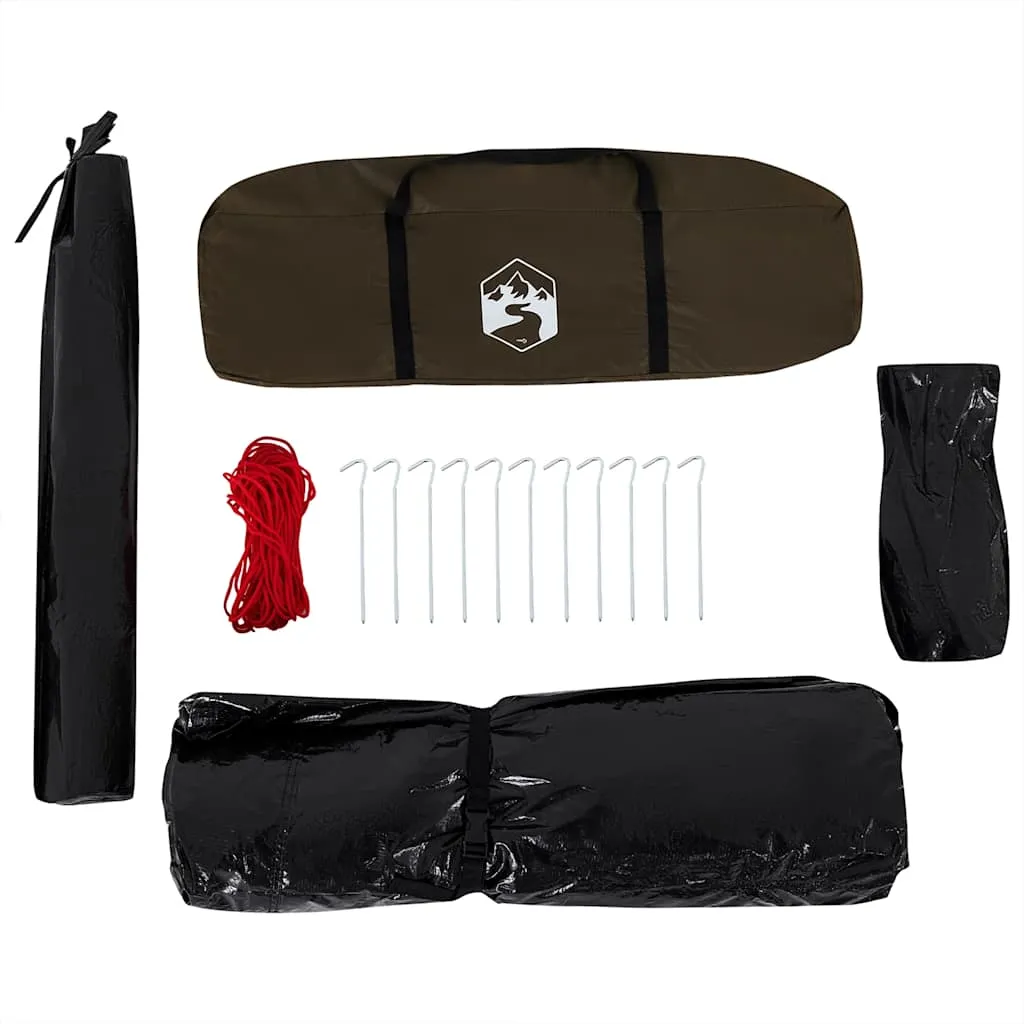 Angelzelt Campingzelt 307x290x170 cm Olivgrün wasserdicht