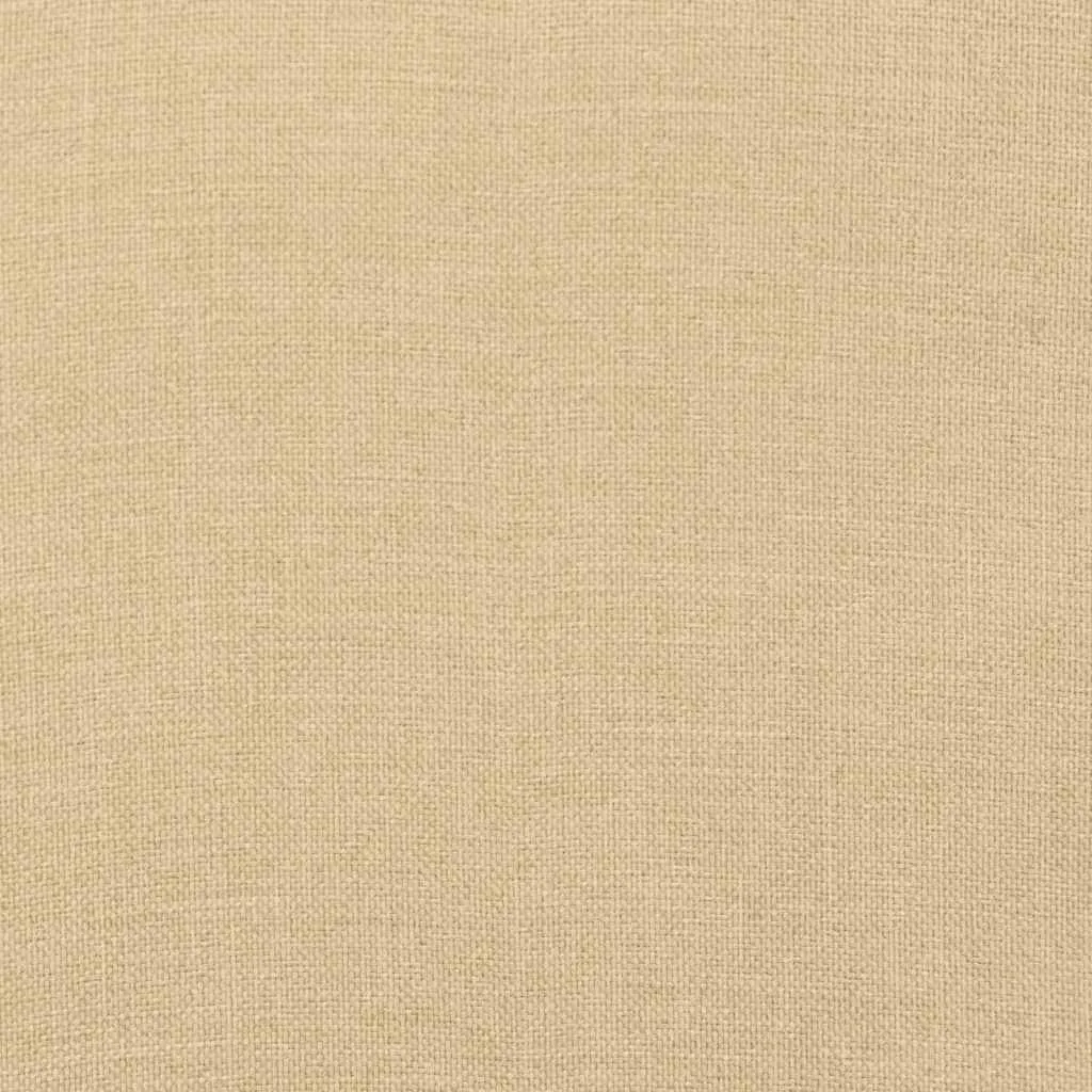 Bequeme Liegenauflage 186x58x4 cm in Melange Beige