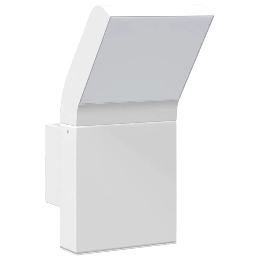 LED Außenwandleuchten Weiß 10 x 15 x 22 cm wetterfest mit IP54