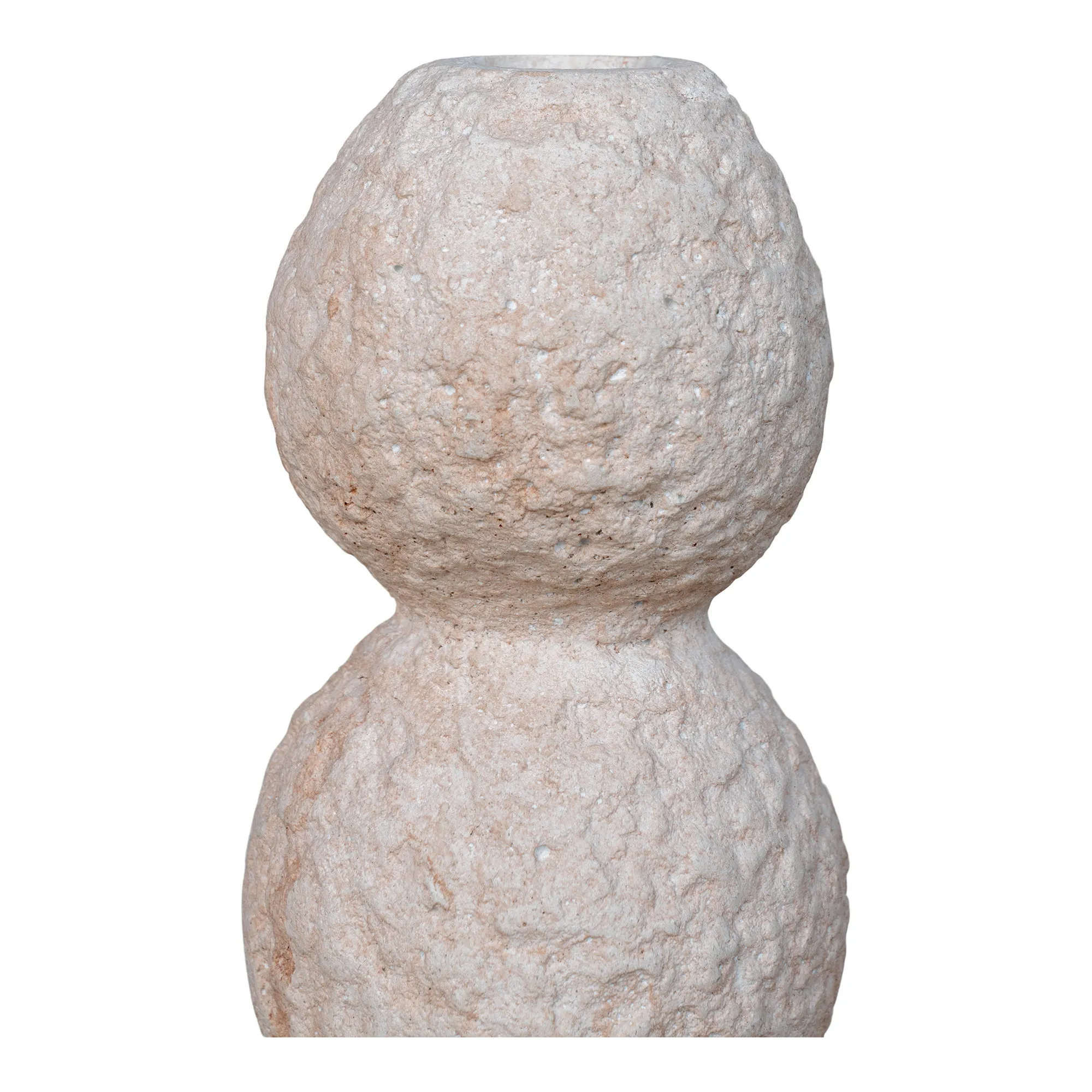 tinkaro Kerzenhalter Zement Beige