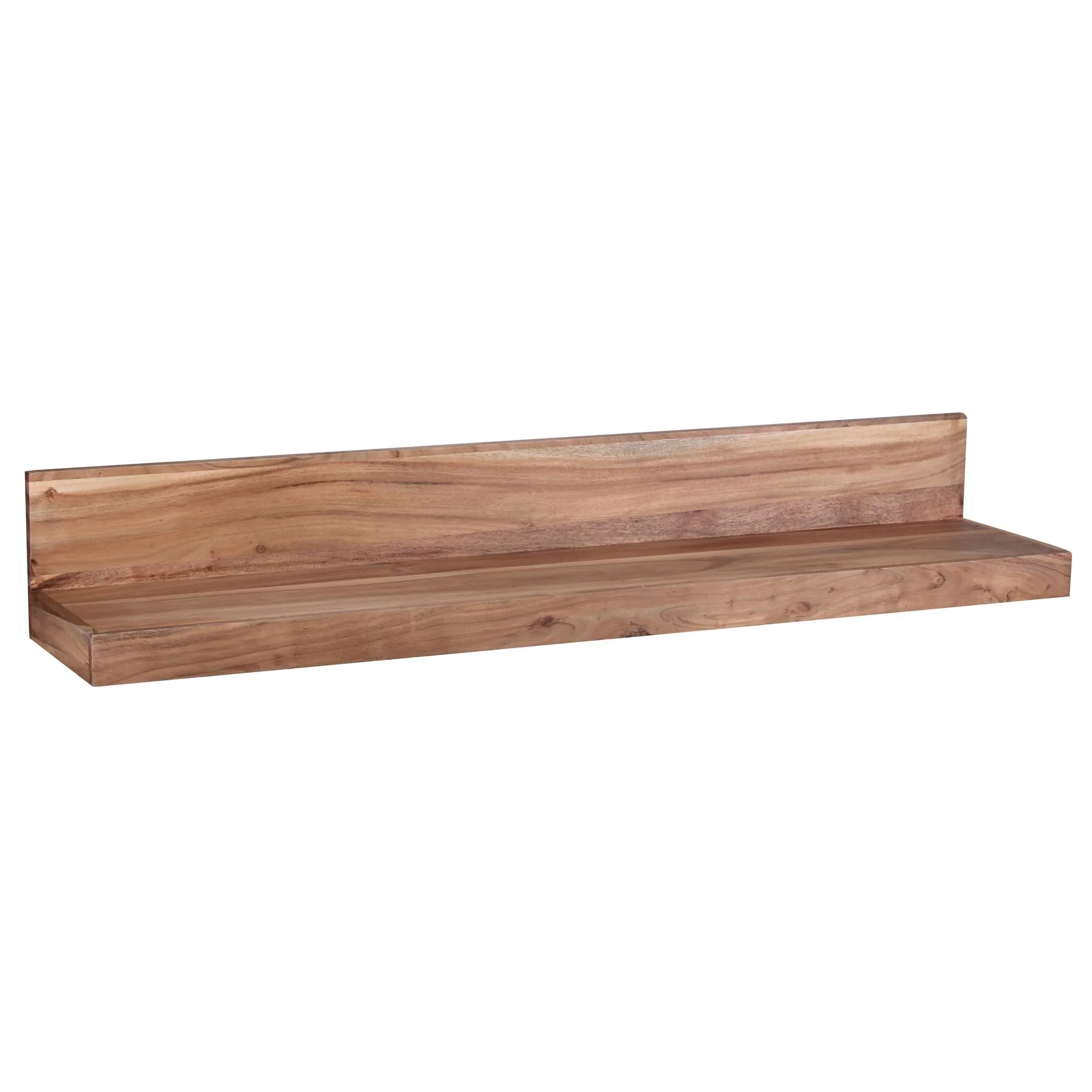 tinkaro Wandregal eckig TINO Massiv-Holz Akazie Panel Braun tinkaro Wandregal eckig TINO Massiv-Holz Akazie Panel Braun