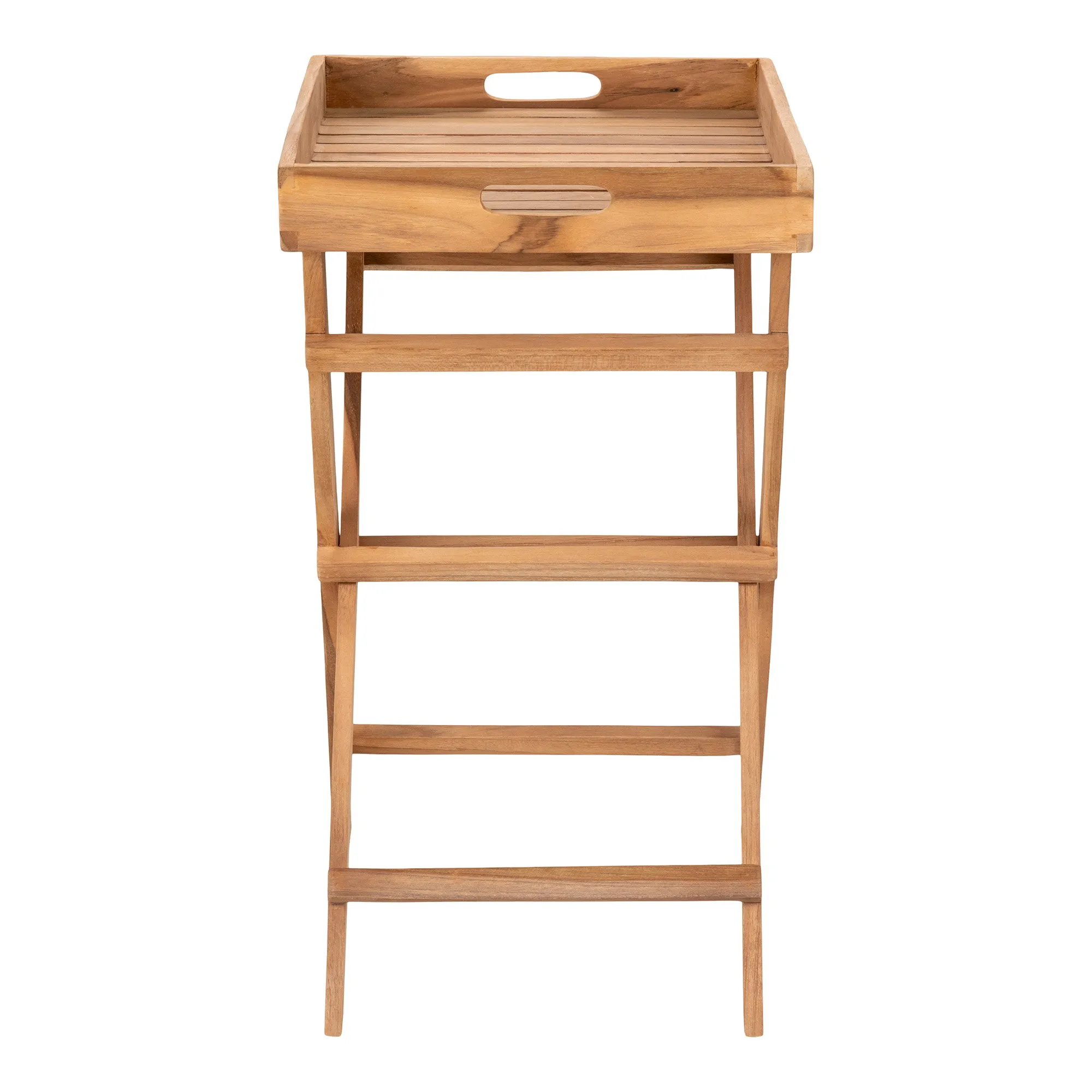 tinkaro Ronda Tablett-Beistelltisch 39 x 29 x 49,5 cm Natur
