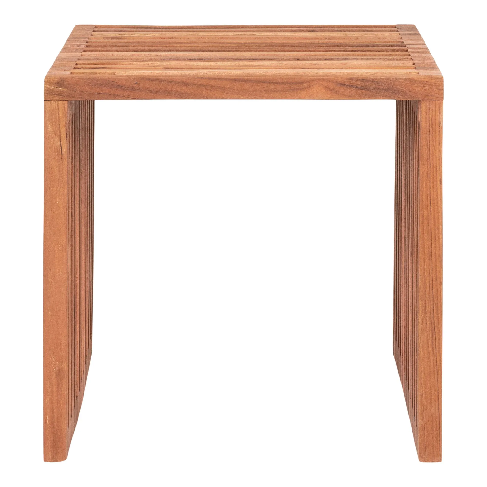 tinkaro Pego Beistelltisch 40x40x40 cm Natur Teak