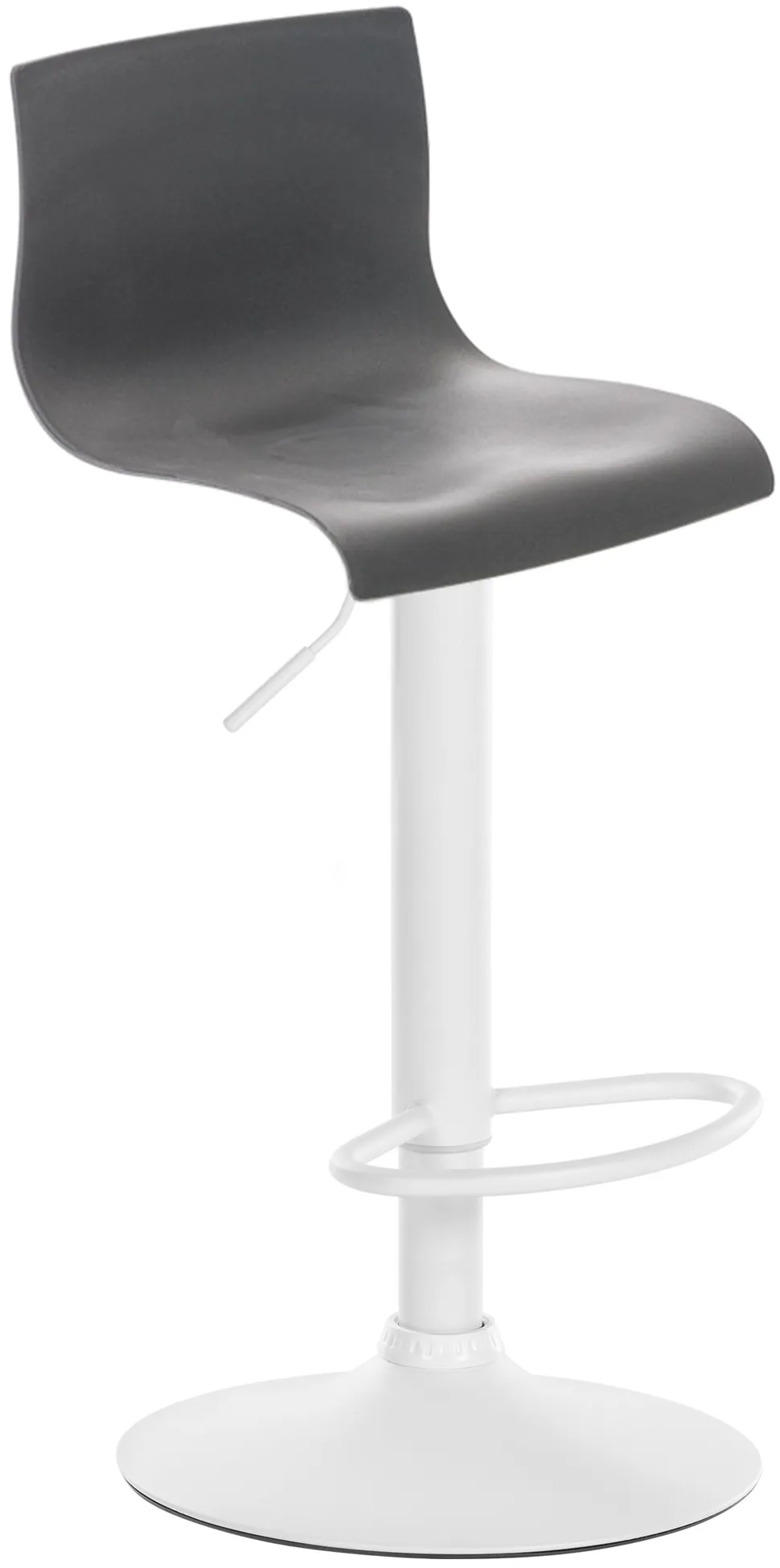 Barhocker Hover 84-104x39x36 cm grau
