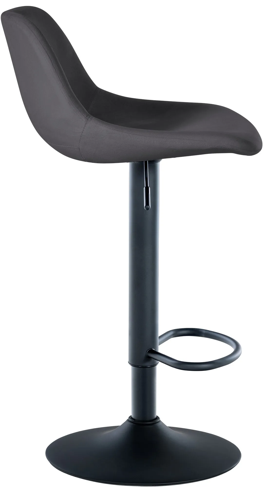Barhocker Loft 79-103x43x49 cm dunkelgrau