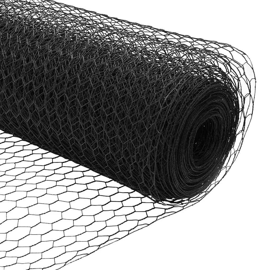 Hexagonzaun PVC Grau 100 x 0,4 m – Moderner Garten- und Terrassenzaun