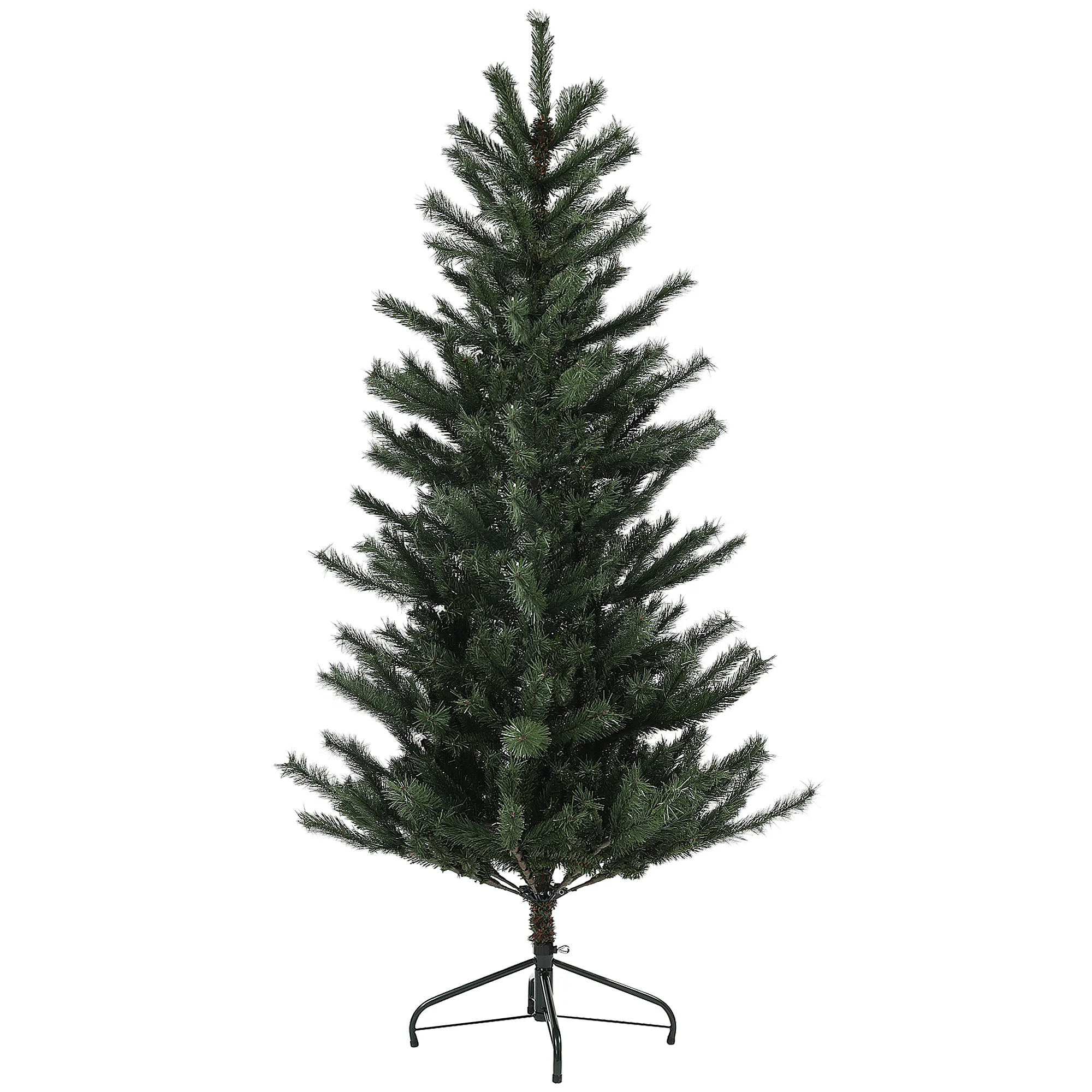 Weihnachtsbaum 180 cm, flammenhemmend, Metallfuß, 467 Spitzen, grün