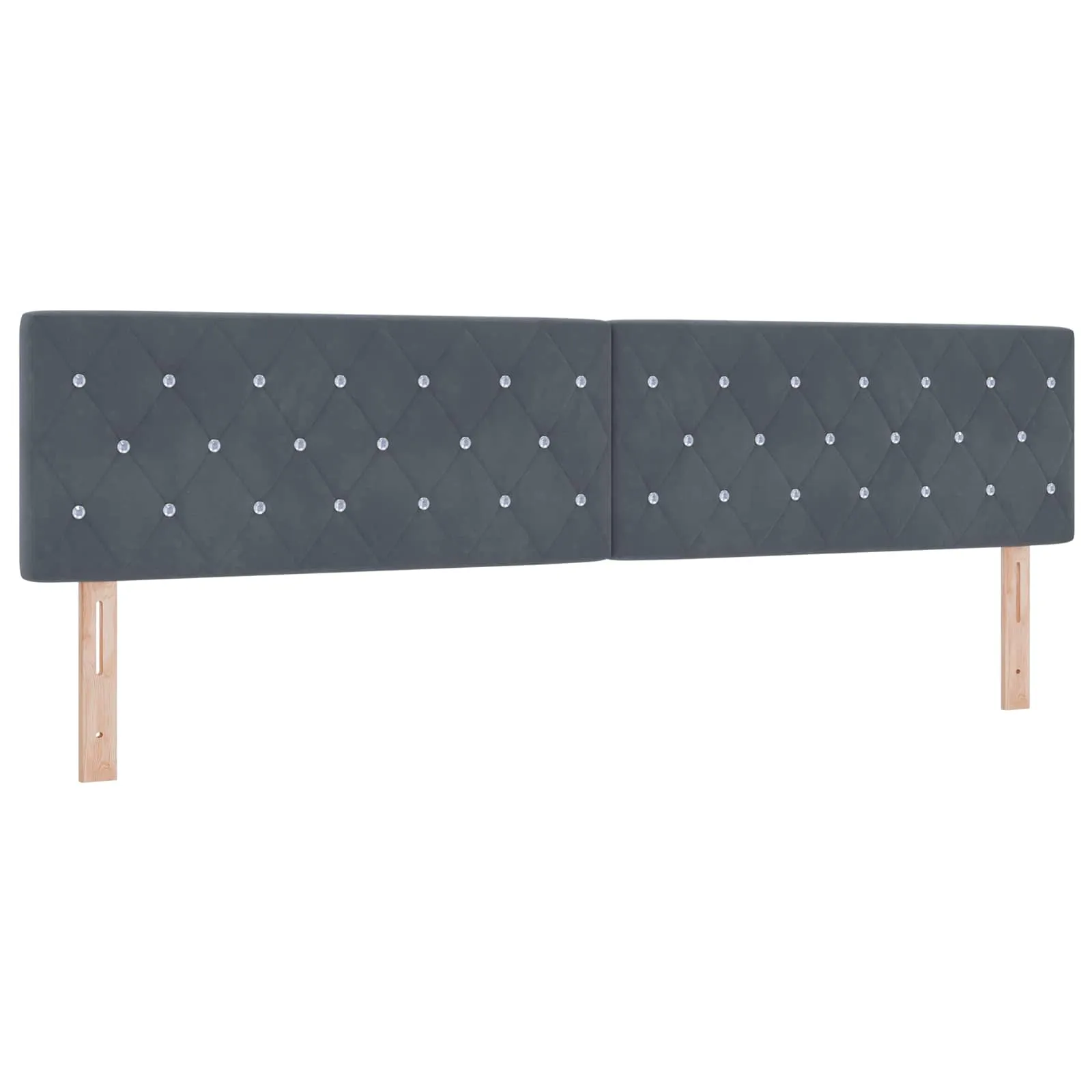 Ottoman Bett mit Matratze 203 x 200 x 88 cm Dunkelgrau