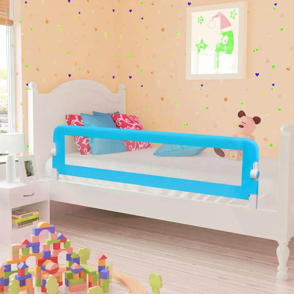 Sicherheitsbettgitter Blau 120 x 40,5 x 42 cm