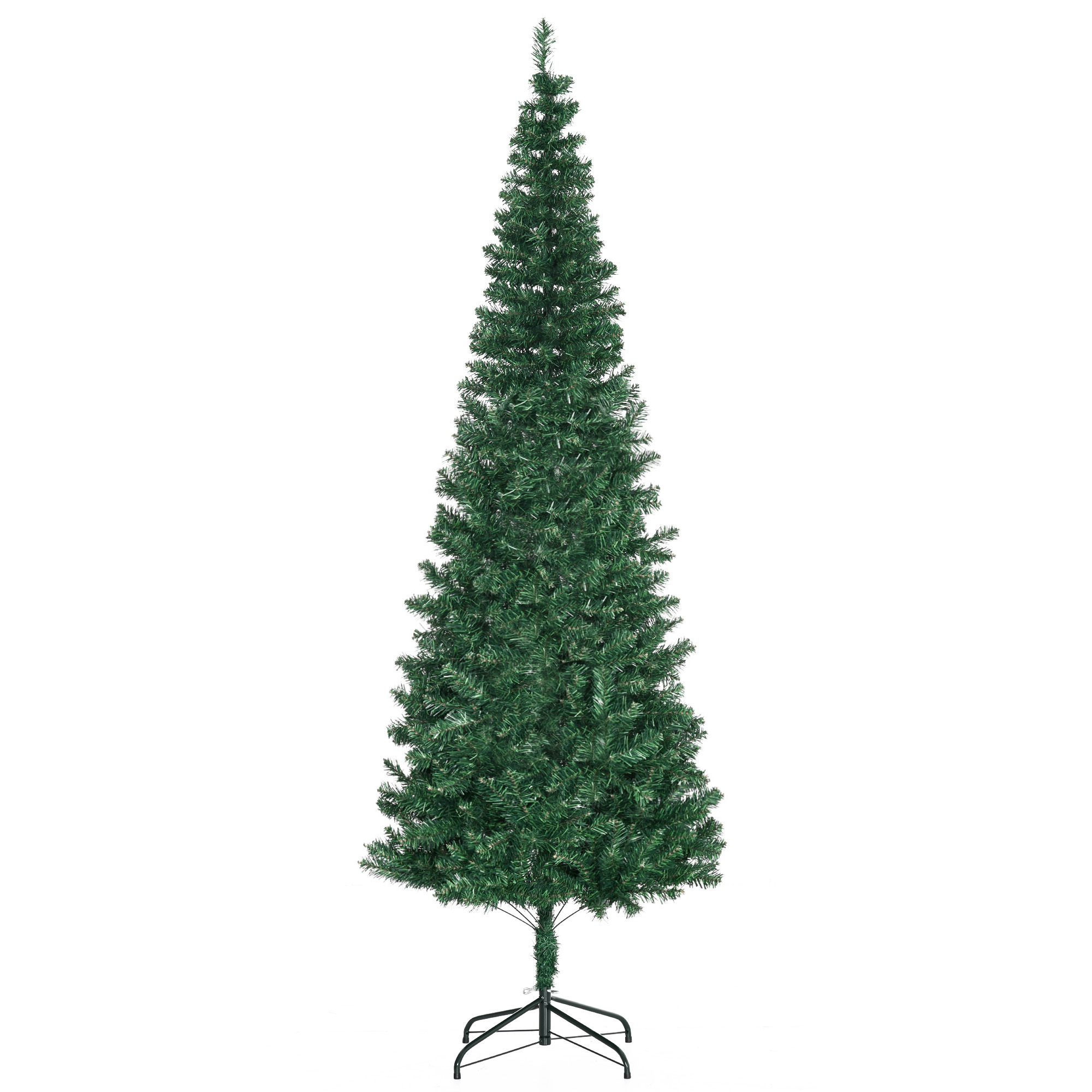 Künstlicher Weihnachtsbaum Kunsttanne 2,1 m Kunststoff Grün