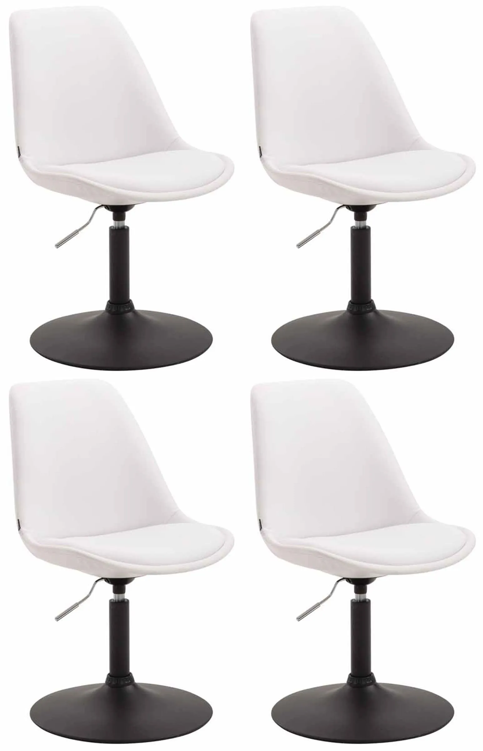 Esszimmerstühle Maverick 48x57x76-81 cm weiß