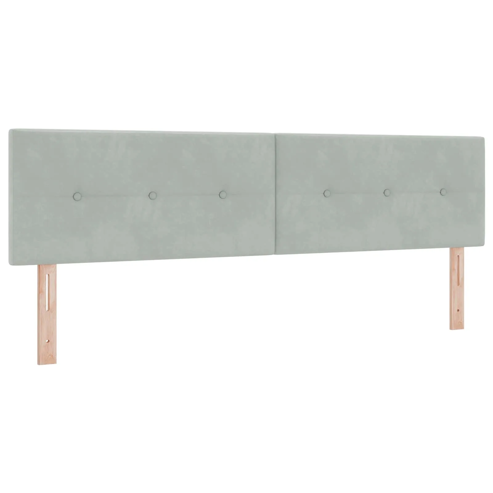 Ottoman-Bett mit Matratze 203 x 180 x 88 cm Hellgrau