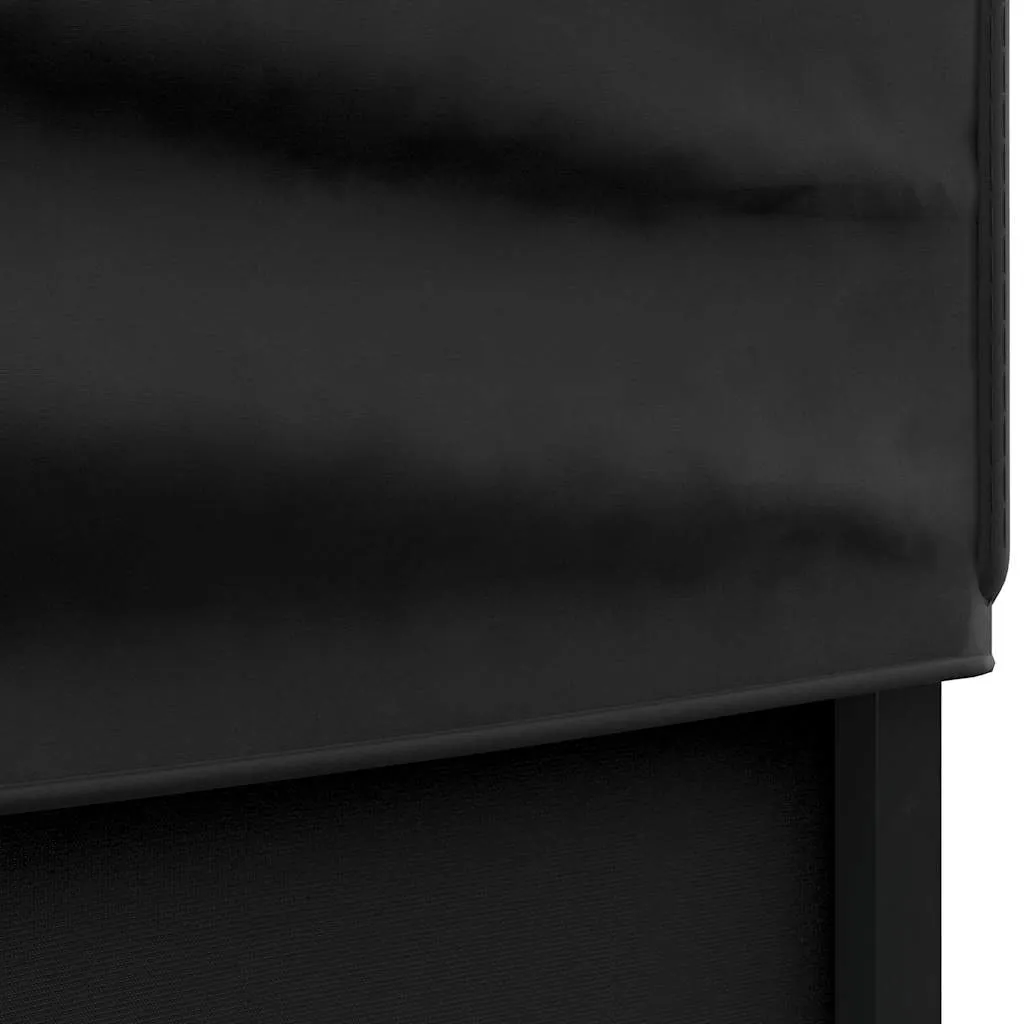 Faltbares Partyzelt 580x292x245 cm Schwarz mit Stahlgestell