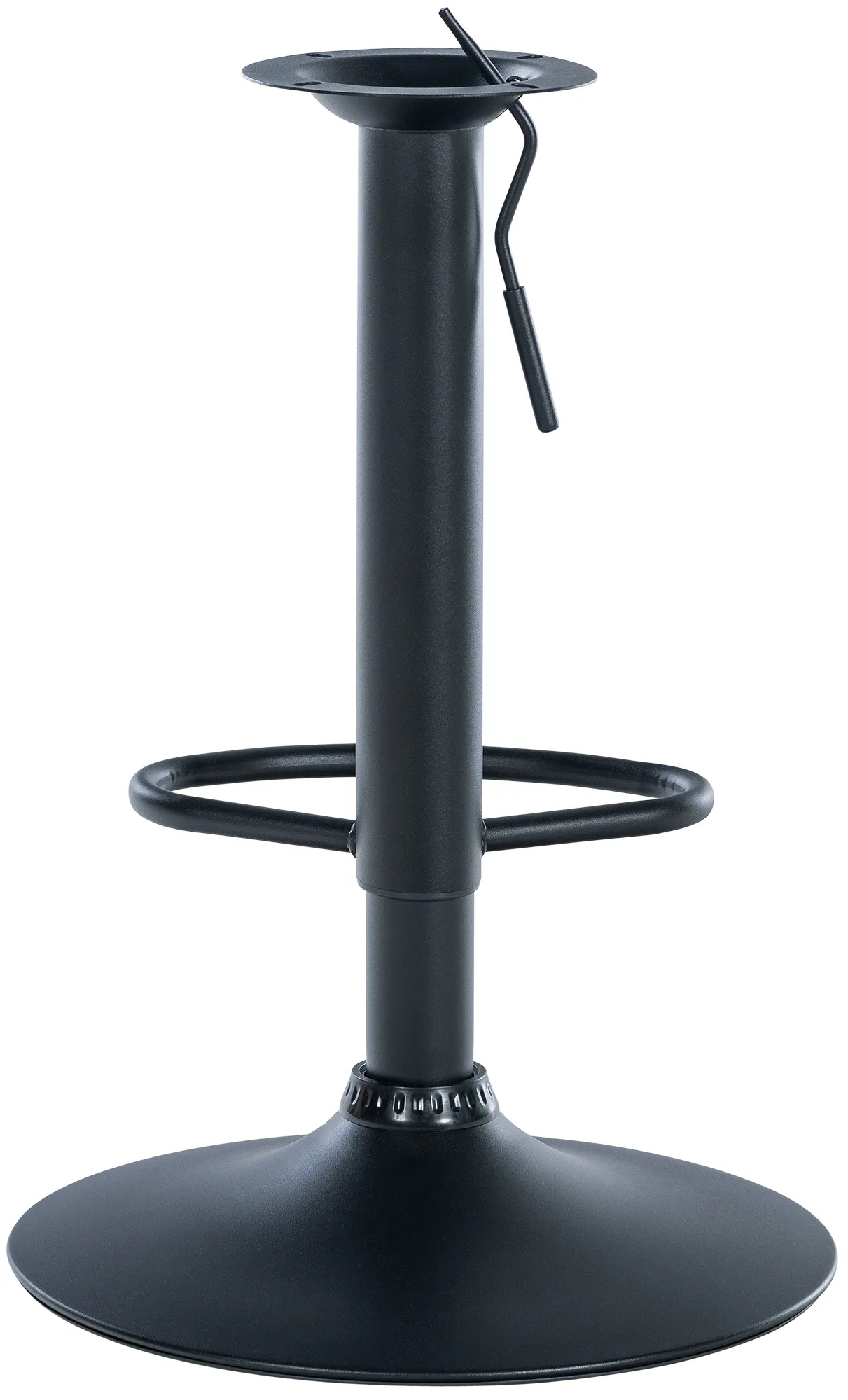 XL-Gestell für Barhocker 57-77 cm Schwarz