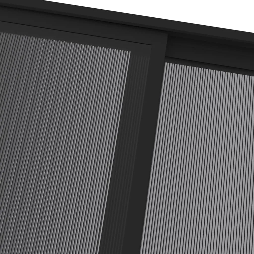 Pavillon mit Aluminium-Stahl-Gestell 396 x 294 x 246 cm Anthrazit
