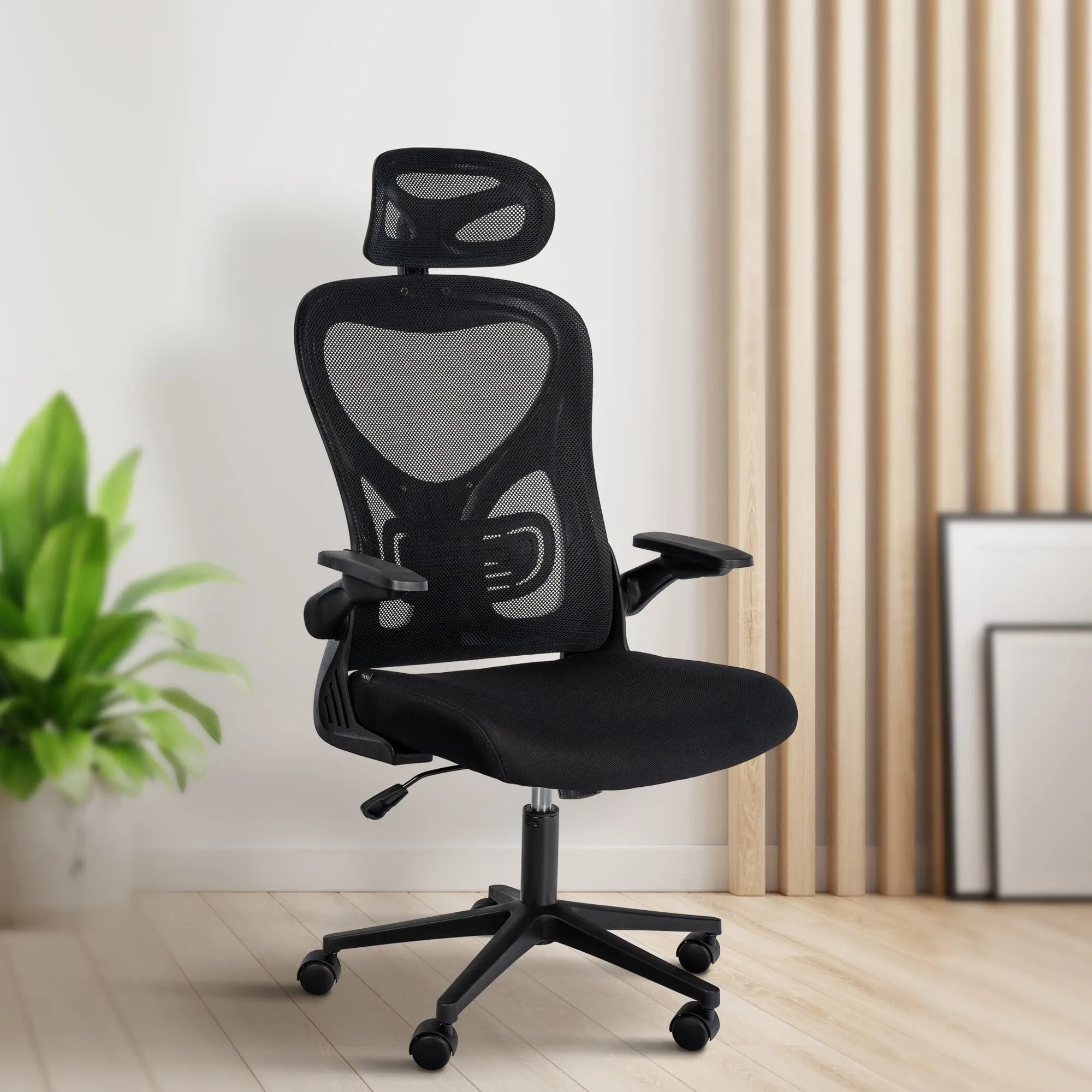 Bürostuhl Roseburg 115-125x57x66 cm schwarz