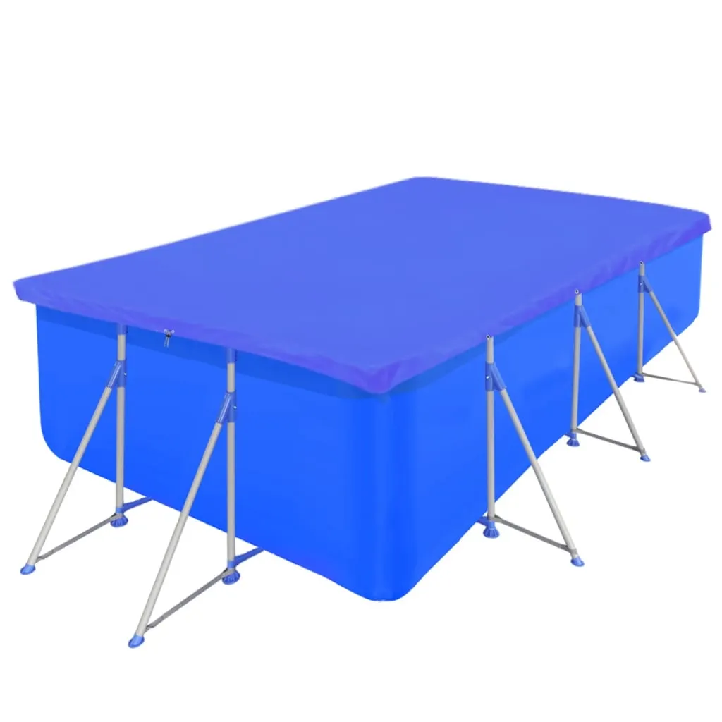 Hochwertige Poolabdeckung Dunkelblau 394x207x10 cm
