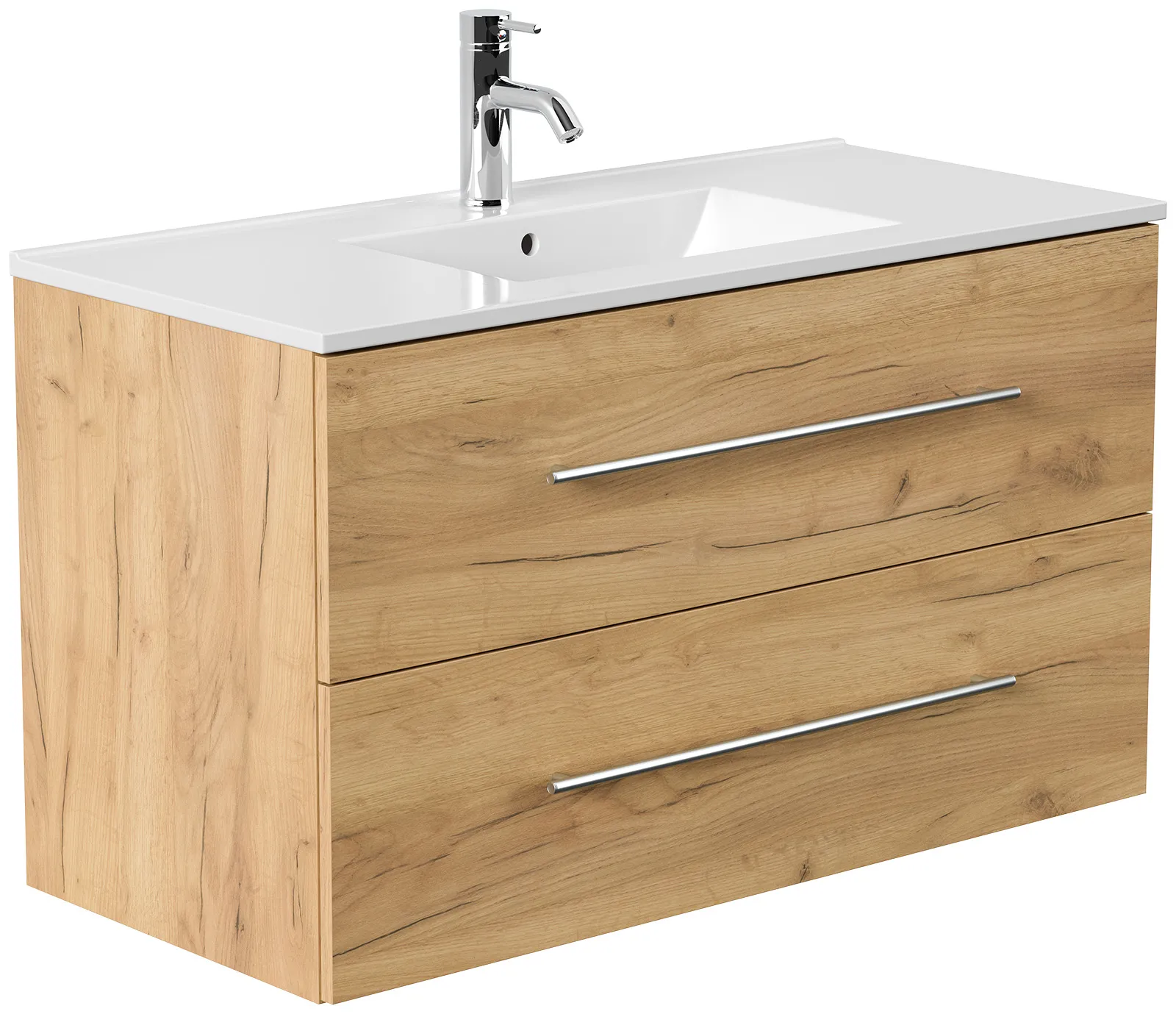 Badmöbel Homeline 100 eiche gold