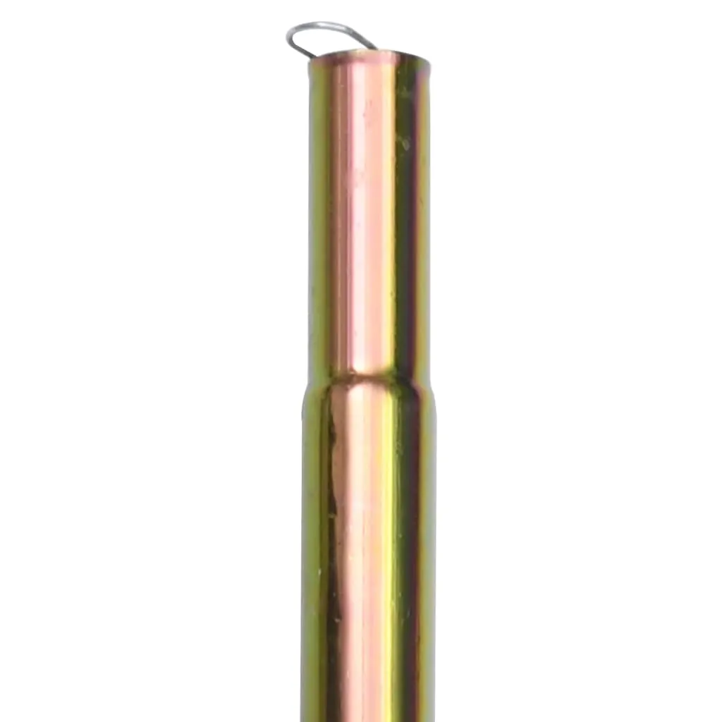 Sonnensegel-Stangen 250 cm aus verzinktem Stahl, 2er Set