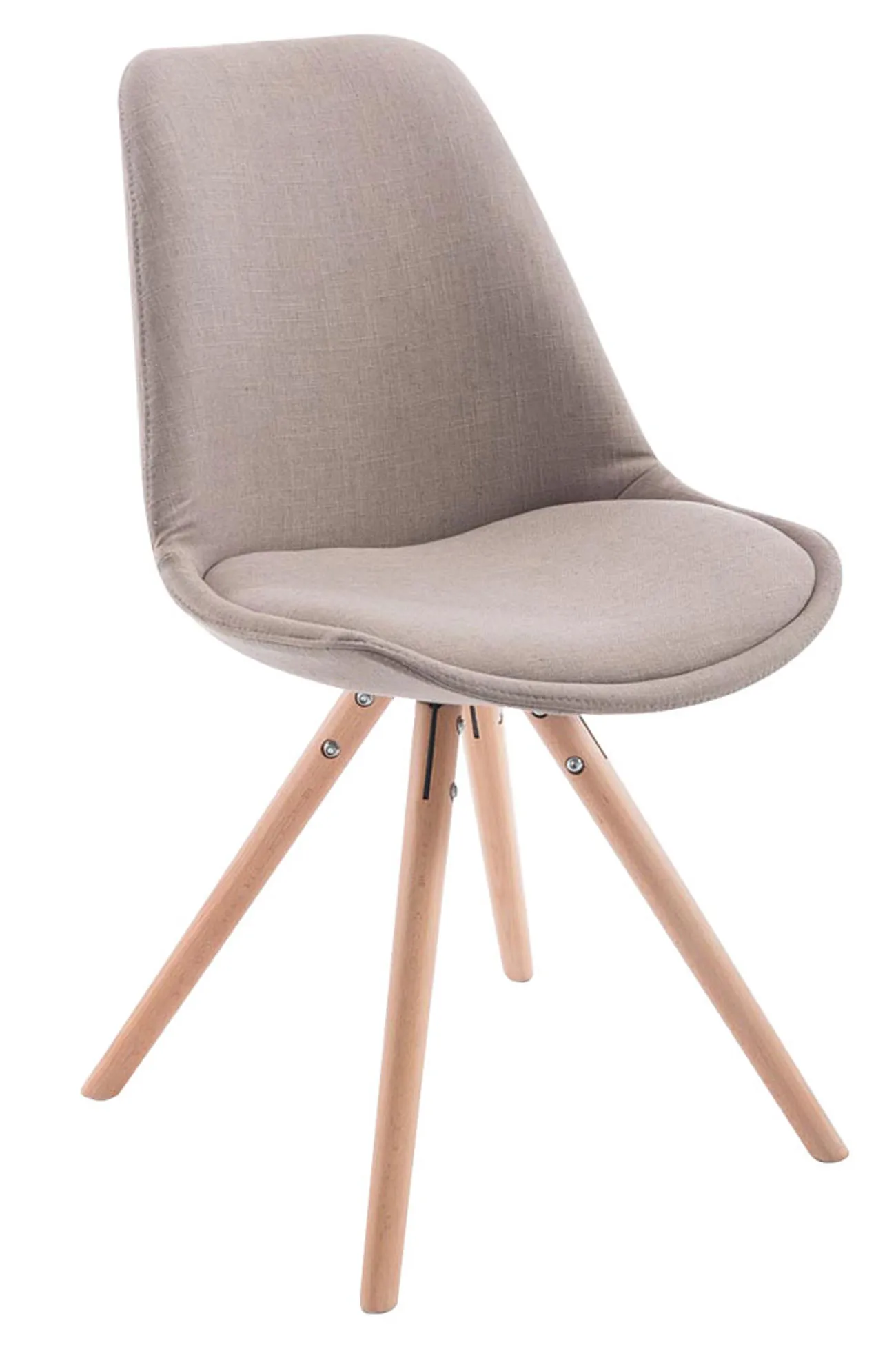 Besucherstuhl Toulouse 84x48x56 cm taupe