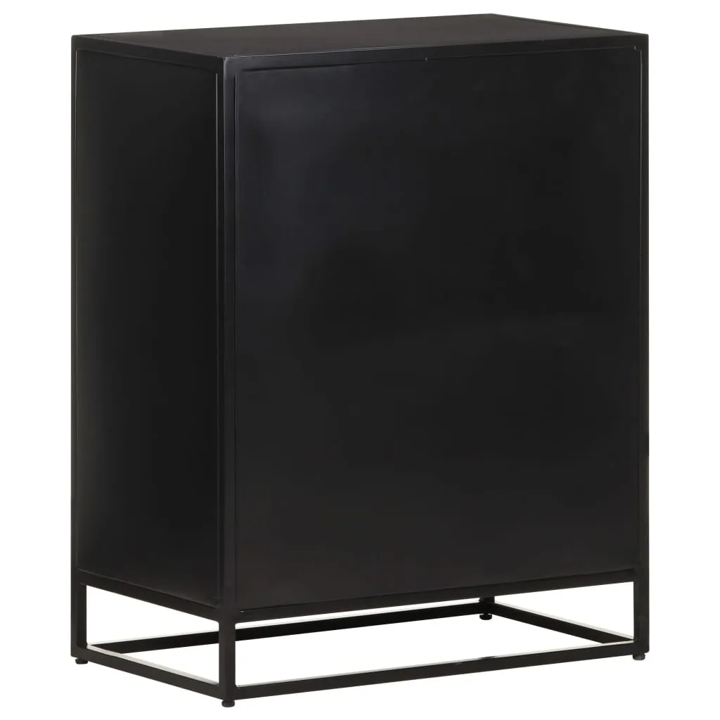 Sideboard 60x35x75 cm Raues Mangoholz