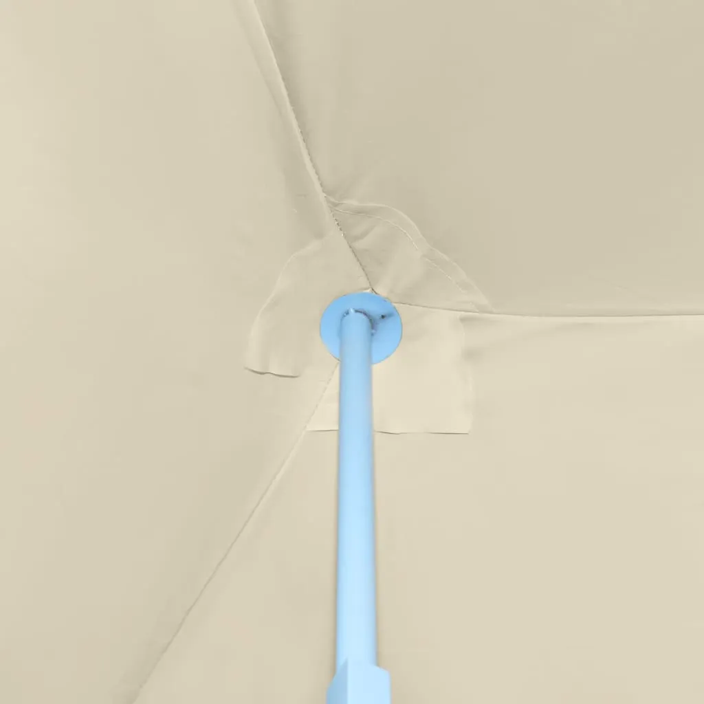 Faltbares Partyzelt 870x291x315 cm Creme mit UV- und wasserbeständigem Dach