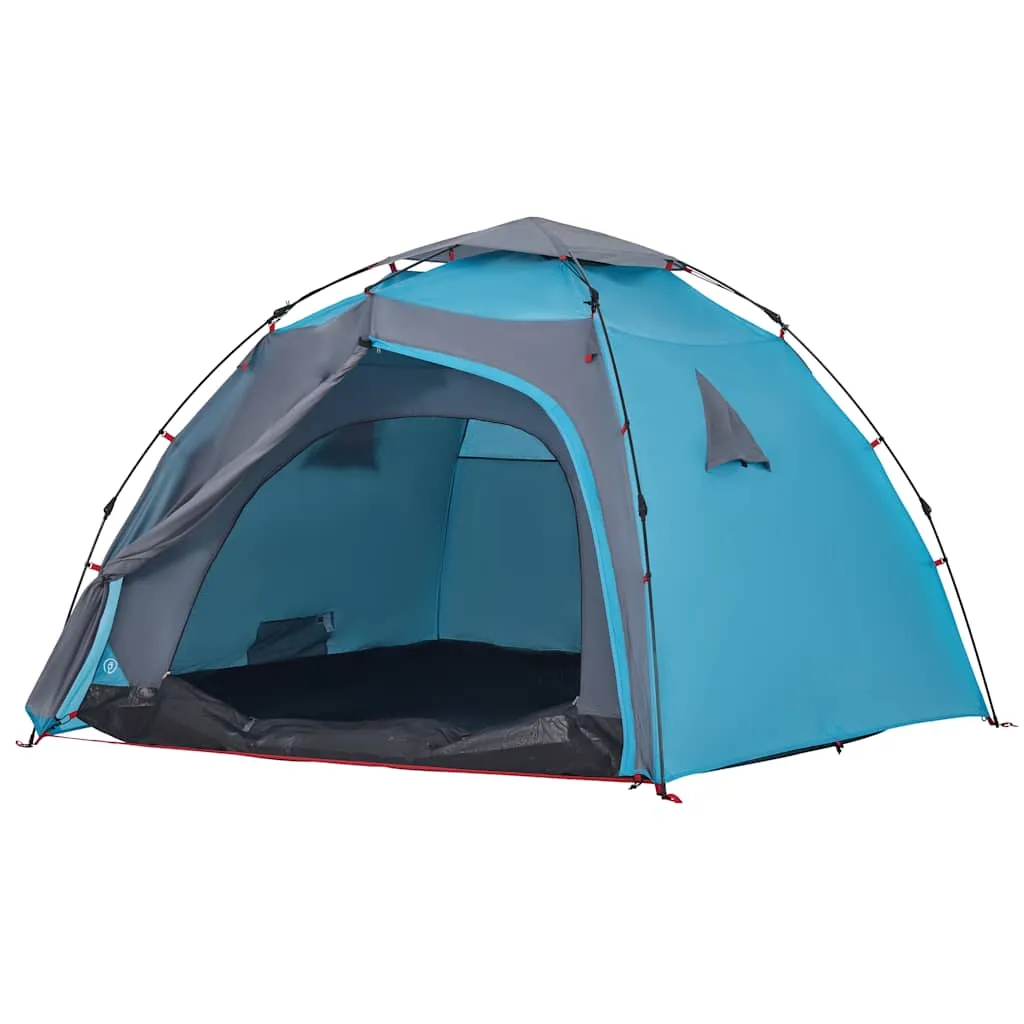 Campingzelt Blau 326x260x175 cm für 4 Personen
